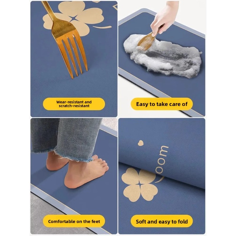 Diatomite Bath Mats Bathroom A - Quick Dry Diatomite Bath Mat review and price
