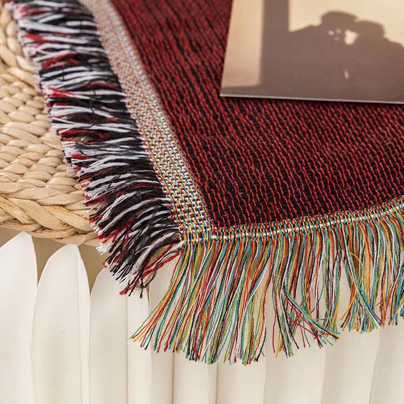 Abstract Art Sofa Blanket Boho - Boho Throw Blanket Fringe review and price