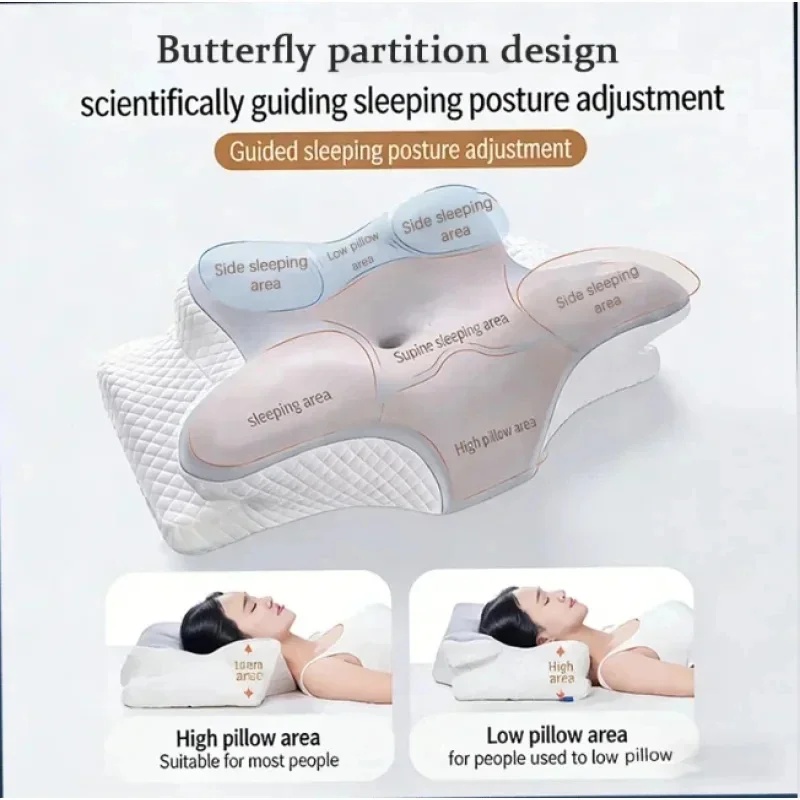 Breathable Cooling Memory Foam - Memory Foam Orthopedic Pillow Neck Pain review and price