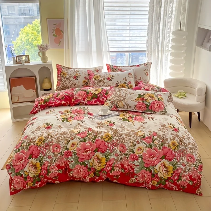 Floral Duvet Cover Set with Zi - Duvet Cover Sets With Zipper review and price