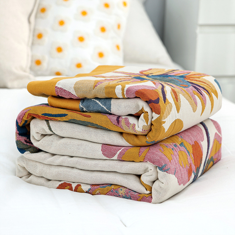 Simple Cotton Blanket Muslin G - Muslin Cotton Bedspread review and price