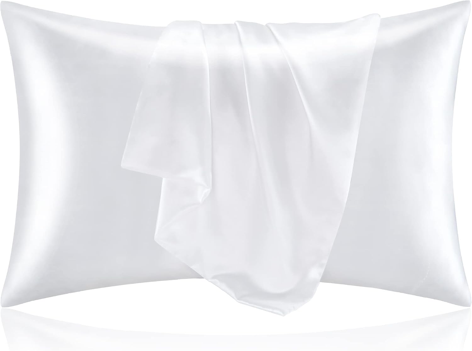 Satin Pillowcases Set of 2  Si - Satin Silk Pillowcase Hair Skin review and price
