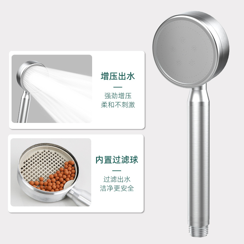 Space Aluminum Handheld Shower - High Pressure Shower Head Handheld review and price