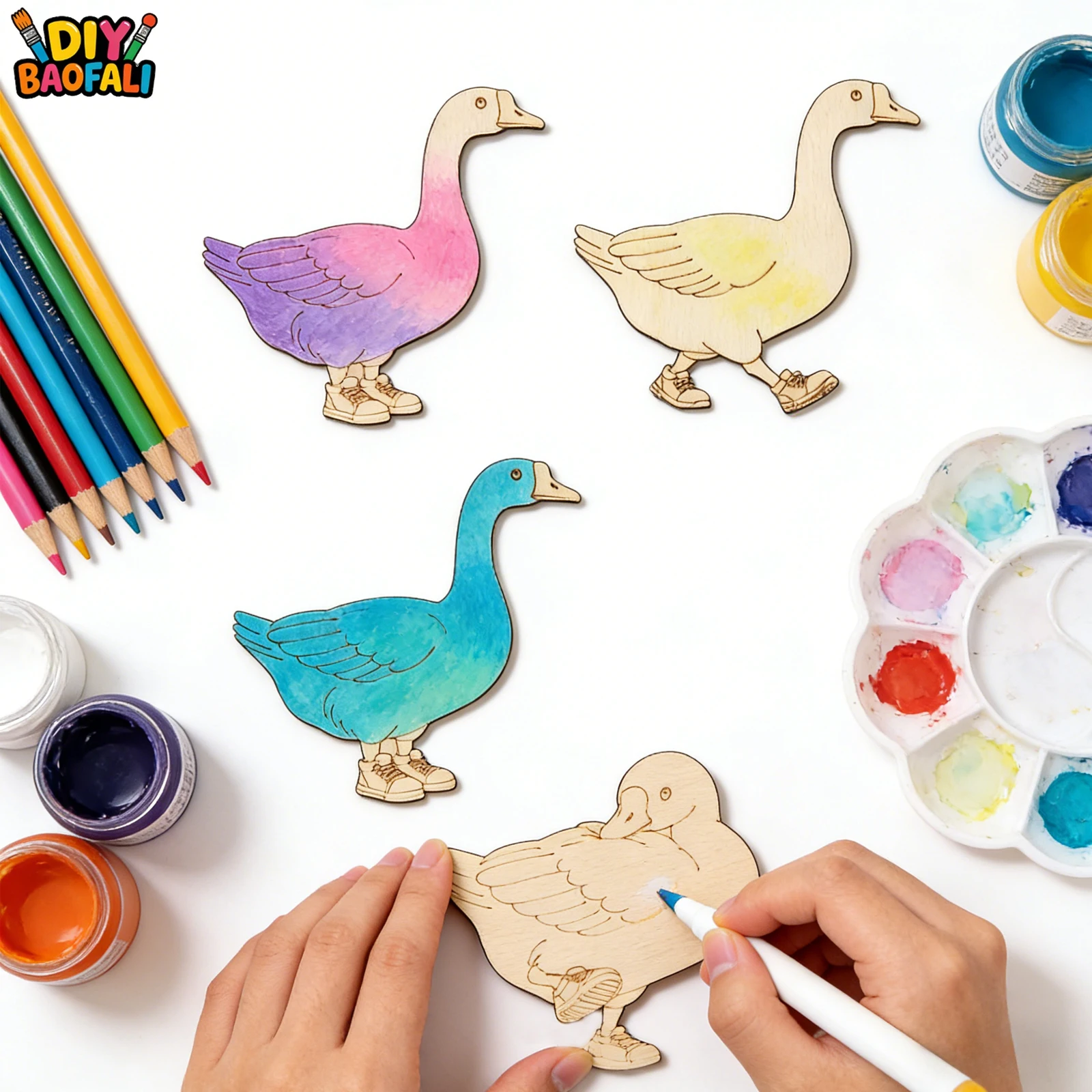 20pcs Unfinished Wooden Craft  - Home Decor review and price