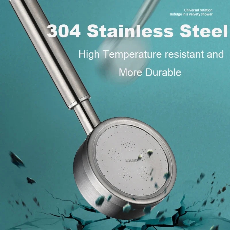 SUS 304 Stainless Steel Bathro - High Pressure Shower Head Handheld review and price