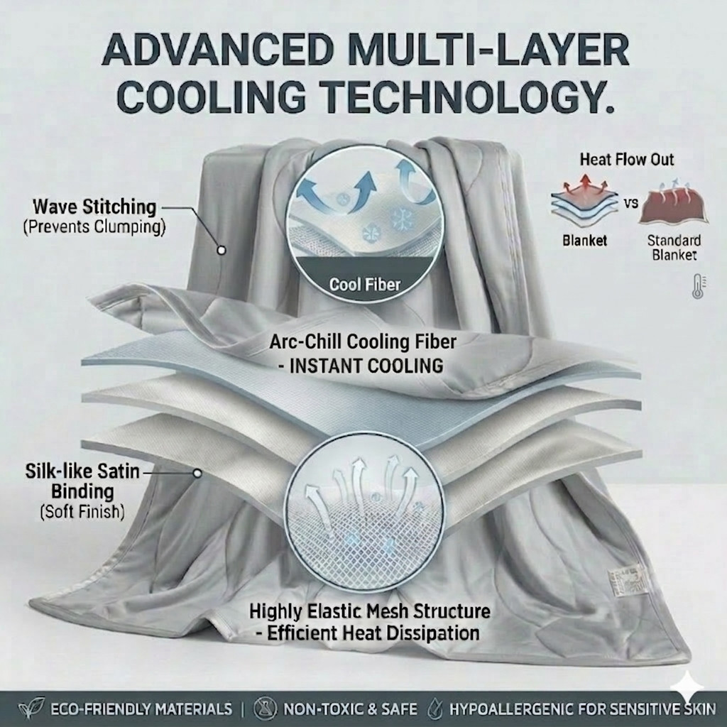 Lightweight Breathable Cooling - Cooling Blanket Hot Sleepers review and price
