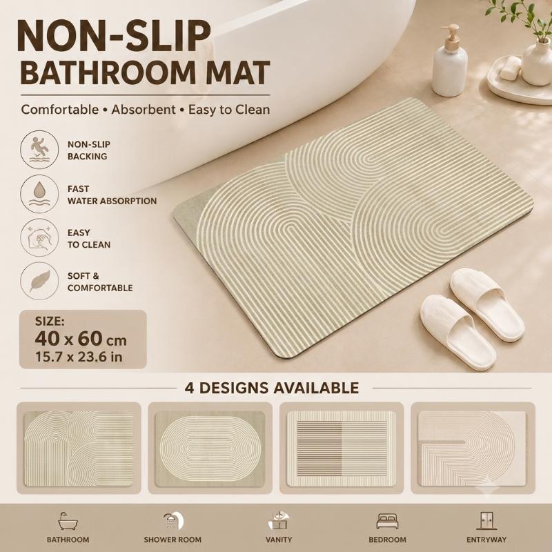 Diatomite Bath Mat Quick Dry A - Quick Dry Diatomite Bath Mat review and price